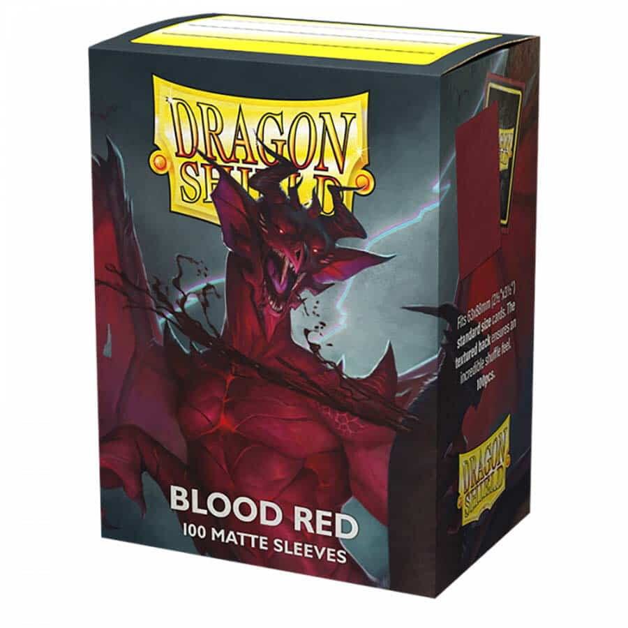 Dragon Shield: Blood Red - Matte Sleeves (100 ct.)