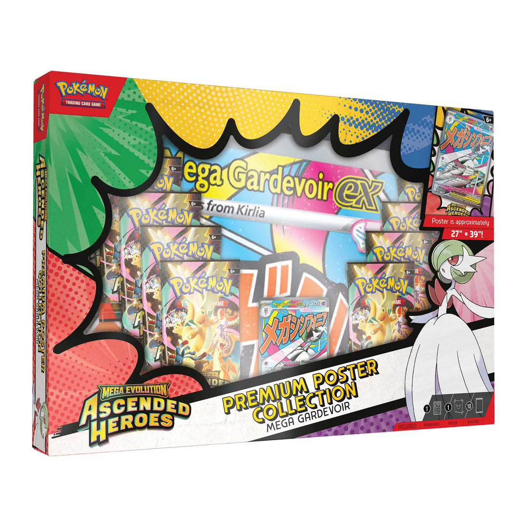 Pokémon TCG: Mega Evolution—Ascended Heroes Premium Poster Collection (Mega Gardevoir)