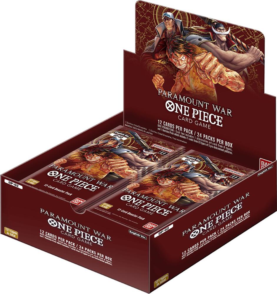 One Piece TCG: 2.Booster Box - Paramount War (OP02)