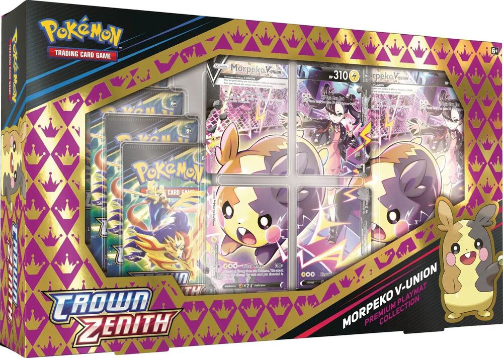 Pokémon TCG: Morpeko V-UNION Playmat Premium Collection - Crown Zenith (CRZ)