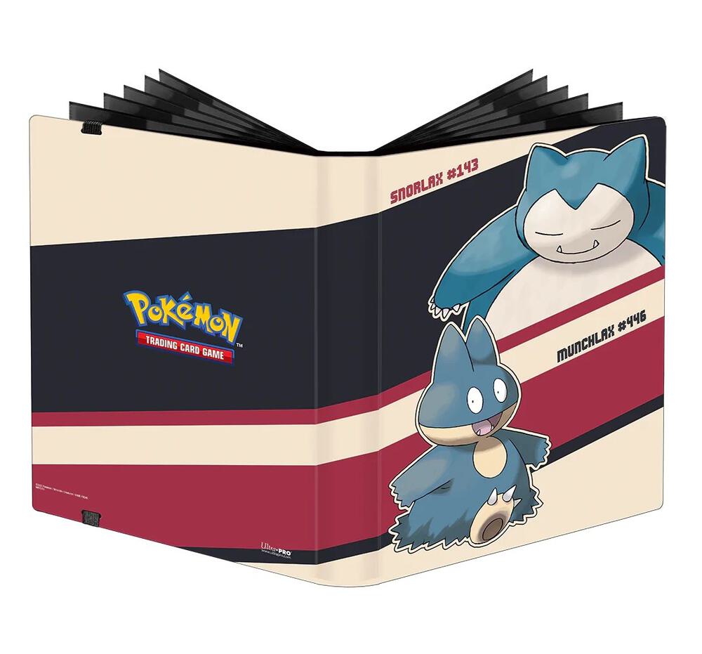 9-Pocket PRO-Binder for Pokemon - Snorlax and Munchlax - Ultra Pro Storage Albums (ULTRAPROST)