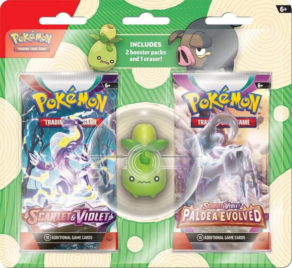 Pokémon TCG: Back to School 2023 Eraser Blister Pack