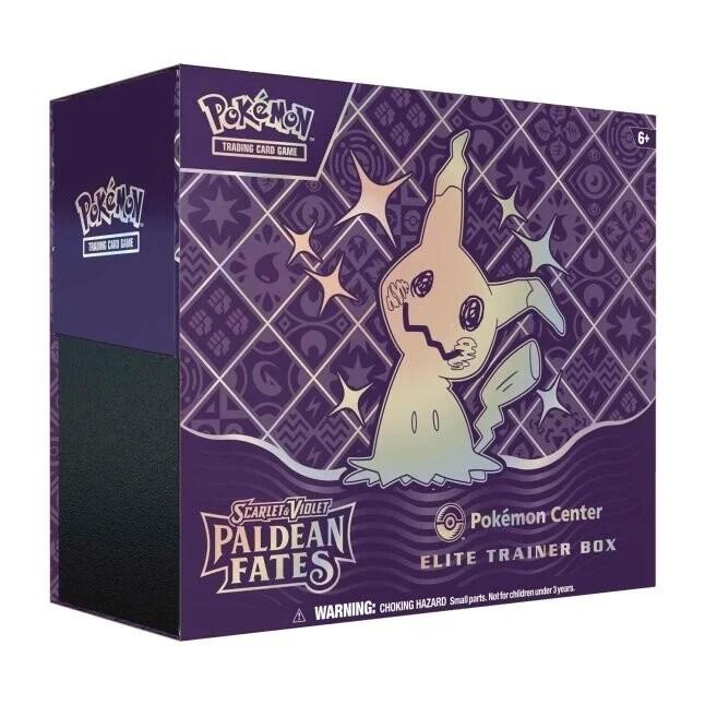 Pokémon TCG: Scarlet &amp; Violet—Paldean Fates Pokémon Center Elite Trainer Box