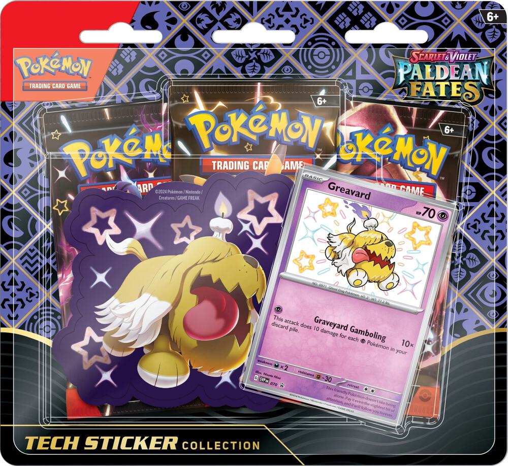Pokémon TCG: Scarlet &amp; Violet—Paldean Fates Tech Sticker Collection [Greavard]