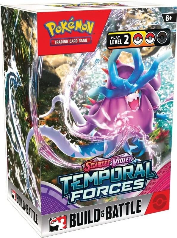 Pokémon TCG: Scarlet &amp; Violet—Temporal Forces Build &amp; Battle Box