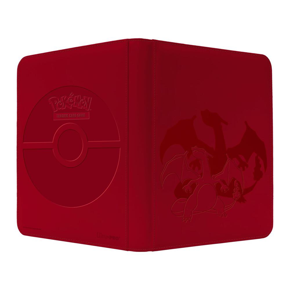 UPR16161: Binder: PRO 9 Pocket Pokemon Zippered- Elite  Series Charizard