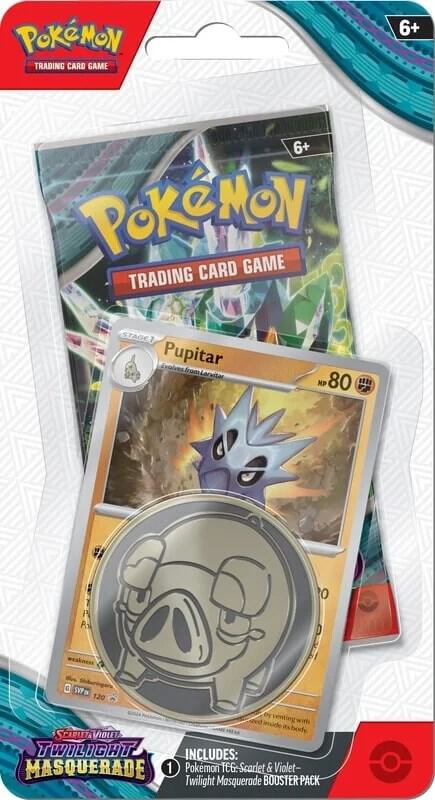 Pokémon TCG: Twilight Masquerade Single Pack Blister [Pupitar]