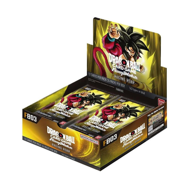Dragon Ball Super Card Game: Fusion World Raging Roar FB-03 English Booster Box