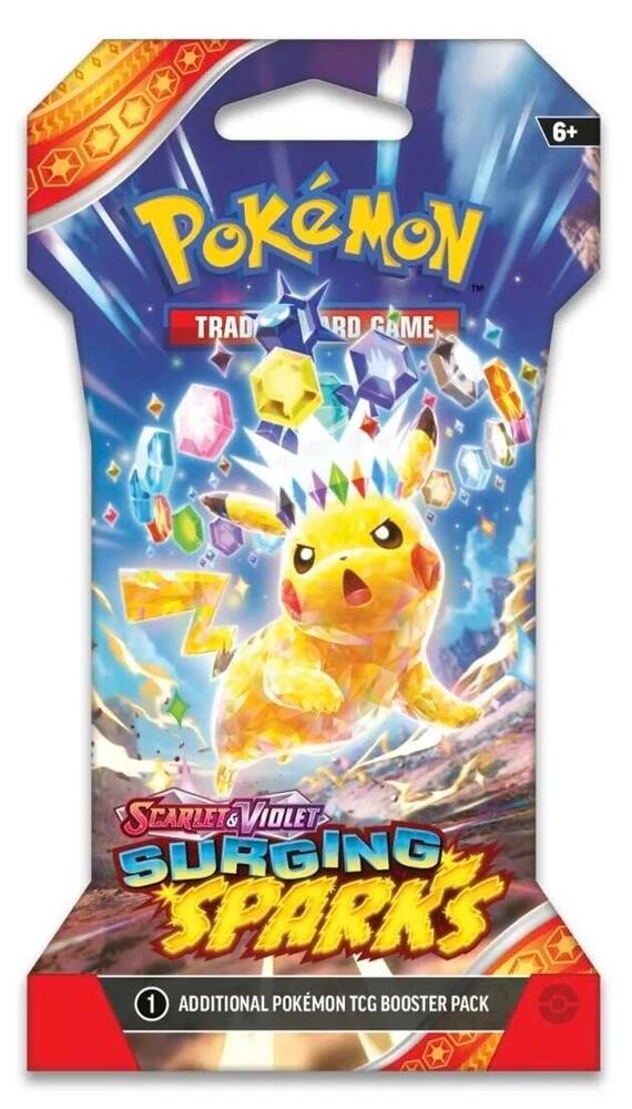 Pokémon TCG: Scarlet &amp; Violet— Surging Sparks Sleeved Booster Pack