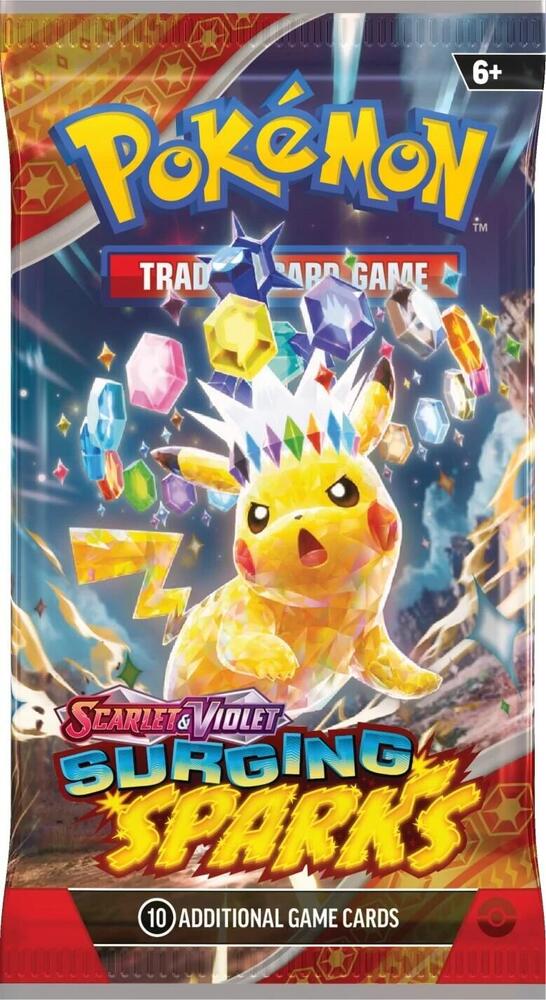 Pokémon TCG: Scarlet &amp; Violet - Surging Sparks Booster Pack - SV08: Surging Sparks