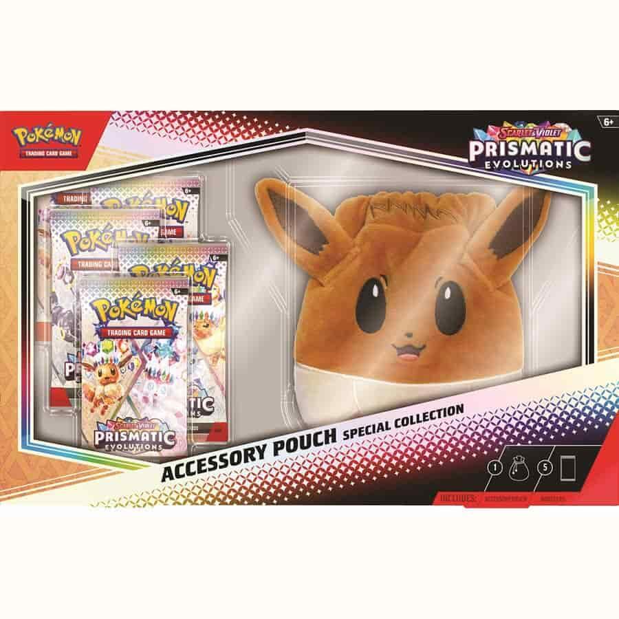 Pokémon TCG: Scarlet &amp; Violet—Prismatic Evolutions Accessory Pouch Special Collection (PRE)