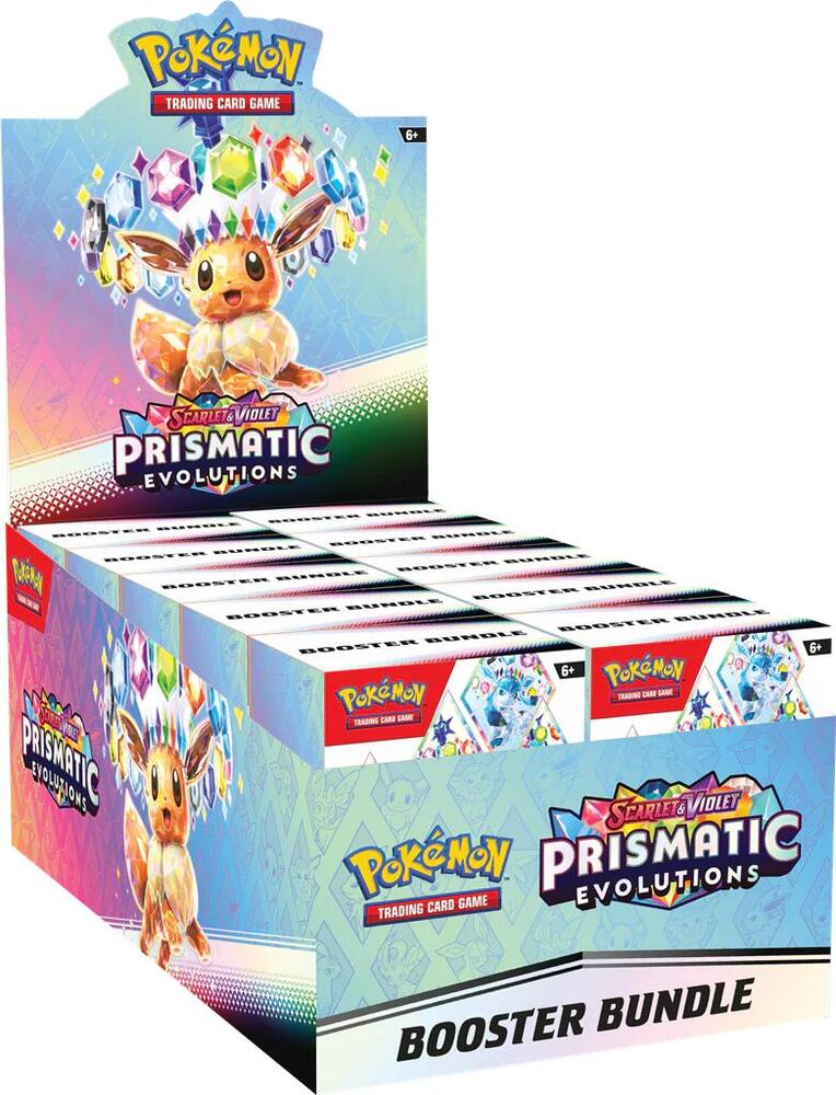 Pokémon TCG: Scarlet &amp; Violet—Prismatic Evolutions Booster Bundle Display