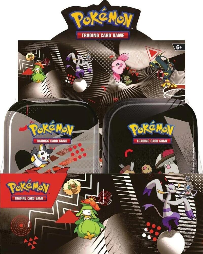 Pokémon TCG: Scarlet & Violet—Black Bolt Unova Mini Tin Display