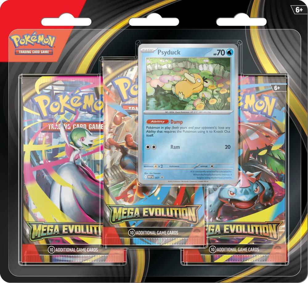 Pokémon TCG: Mega Evolution 3-Pack Blister