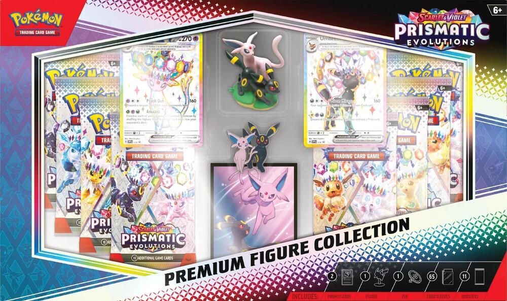 Pokémon TCG: Scarlet &amp; Violet—Prismatic Evolutions Premium Figure Collection - Miscellaneous Cards &amp; Products (MCAP)
