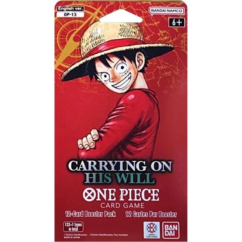 ONE PIECE: Carry On His Will Sleeved Booster Pack
