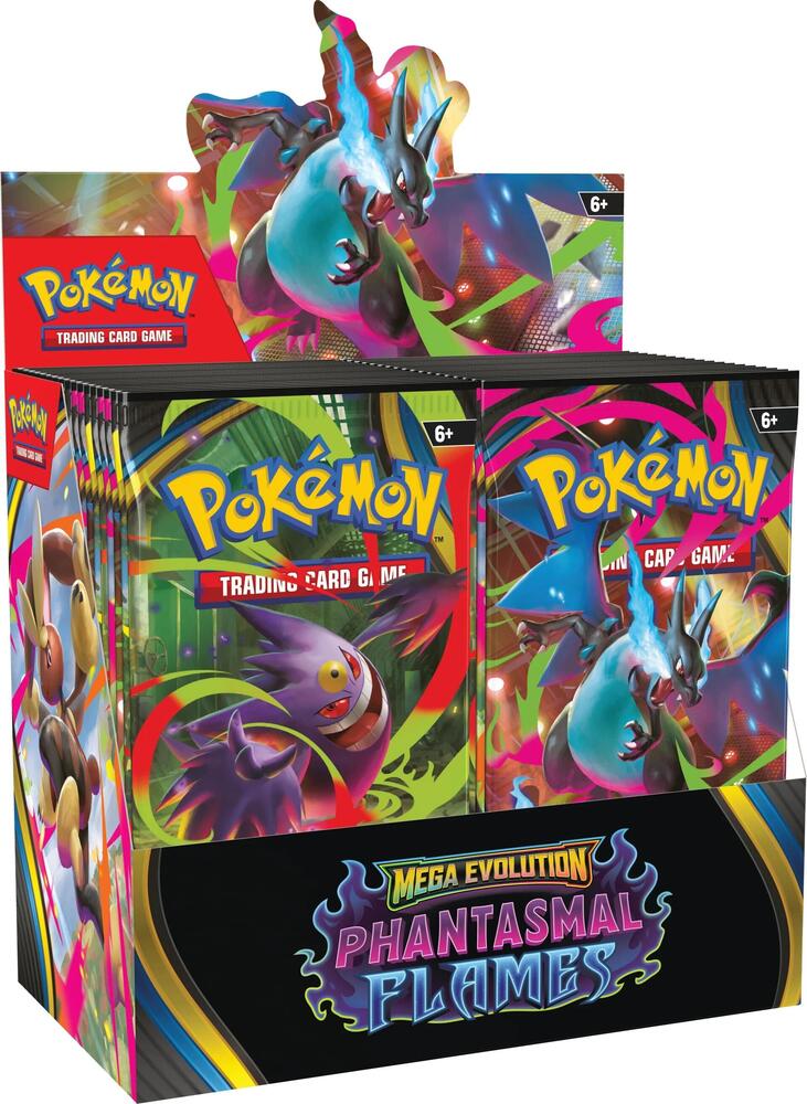 Pokémon TCG: Mega Evolution—Phantasmal Flames Booster Display Box (36 Packs)