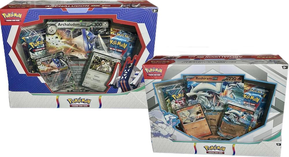 Reshiram &amp; Archaludon ex Box [Set of 2] - Miscellaneous Cards &amp; Products (MCAP)