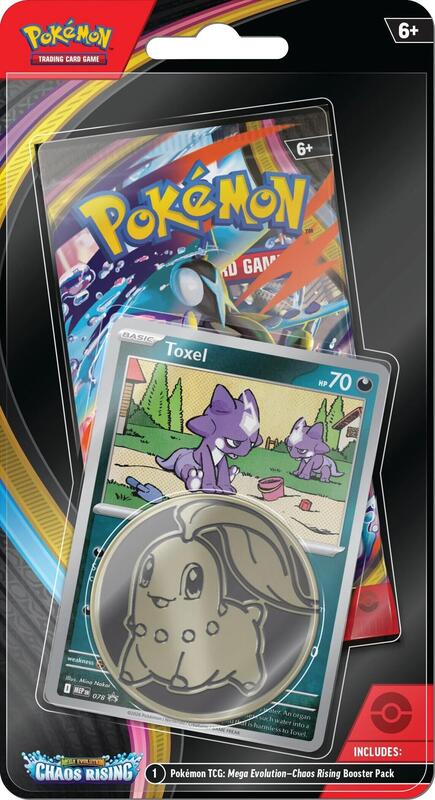 Pokémon TCG: Mega Evolution – Chaos Rising Single Pack Blister (Toxel)