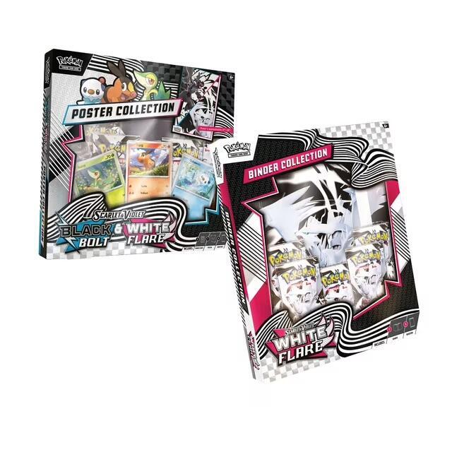Pokémon TCG: White Flare Binder &amp; Unova Poster Collection (Sam&