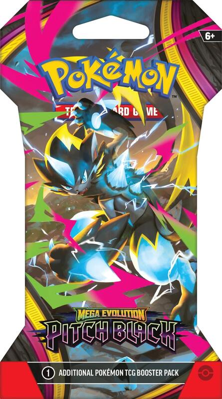 Pokémon TCG: Mega Evolution – Pitch Black Sleeved Booster Pack