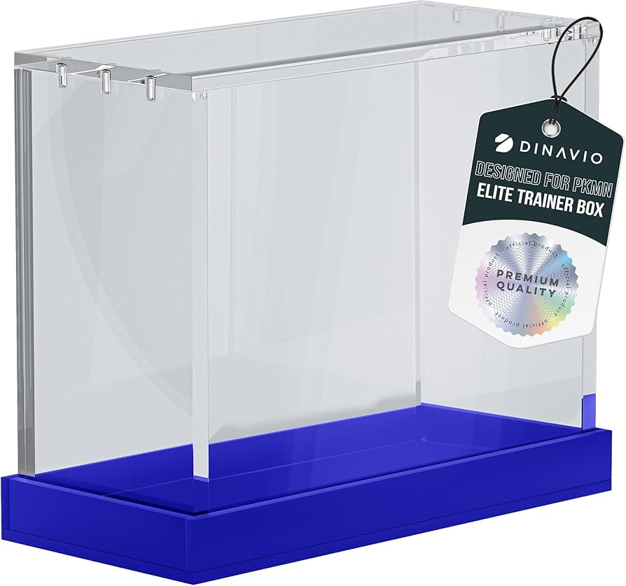 Dinavio POKEMON ETB Display Case (Blue Base)