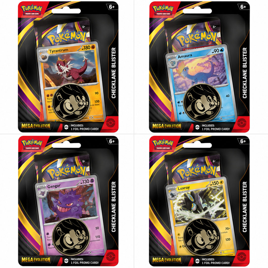 Pokémon TCG: Mega Evolution – Pitch Black Premium Checklane Blister (random)