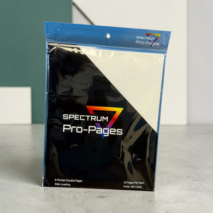 BCW Side Loading 18-Pocket Pro Pages - White
