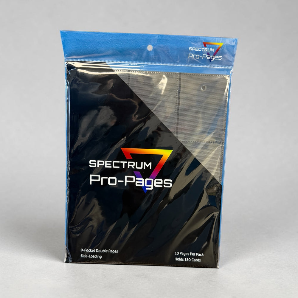 BCW Side Loading 18-Pocket Pro Pages - Black