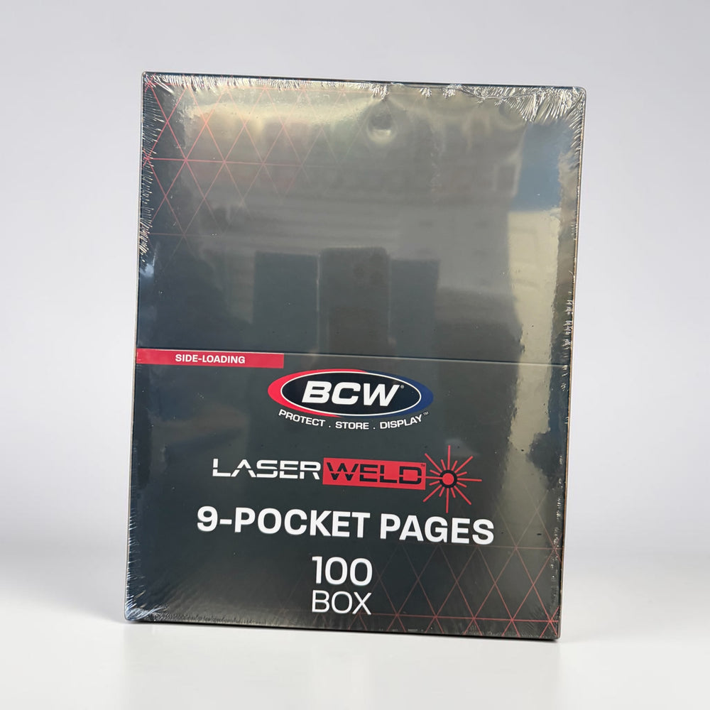 BCW LaserWeld® 9-Pocket Page (100 CT. Box)