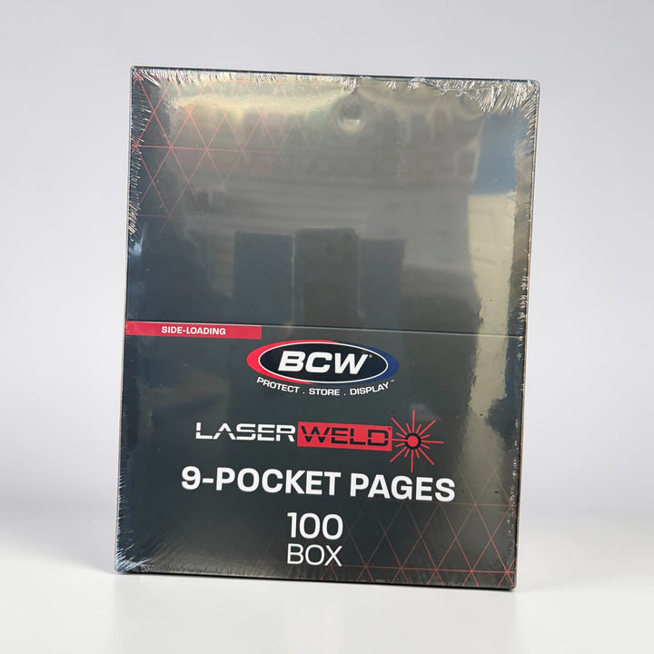 BCW LaserWeld® 9-Pocket Page (100 CT. Box)