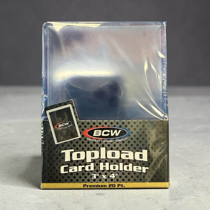 BCW 3x4 Topload Card Holder - Premium 20pt