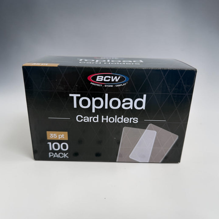 BCW 3x4 Topload Card Holder - Standard (100 CT. Pack)