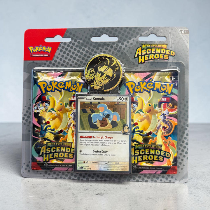 Pokémon TCG: Mega Evolution—Ascended Heroes 2-Pack Blister (Erika or Larry)