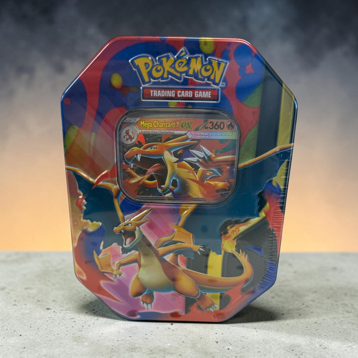 Pokémon TCG: Mega Charizard Tin (X or Y) Miscellaneous Cards &amp; Products (MCAP)