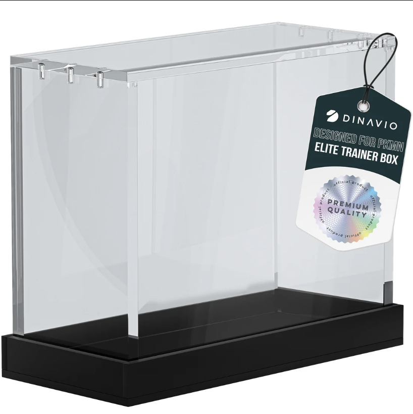 Dinavio POKEMON ETB Display Case (Black Base)