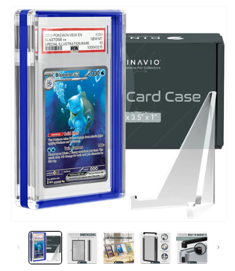 Dinavio Graded Card Case - Blue