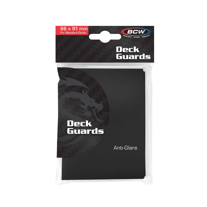 BCW Deck Guard – Double Matte – Black (50 CT.)
