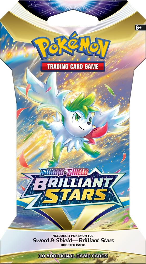 Pokémon TCG: Sword &amp; Shield—Brilliant Stars Sleeved Booster Pack