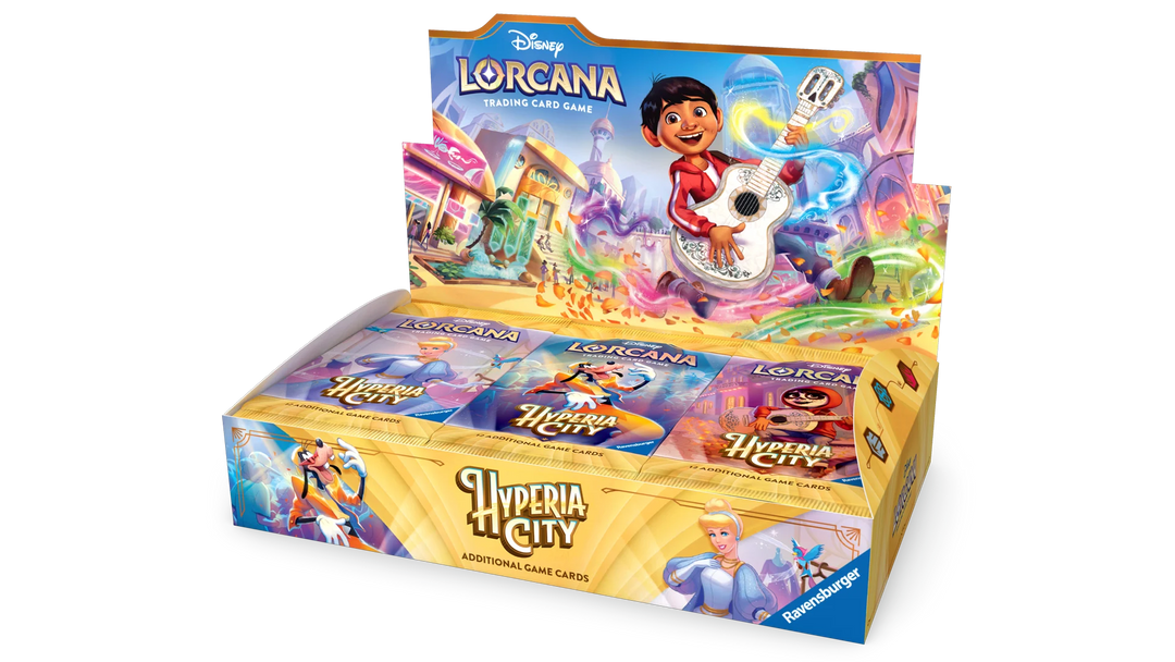 PREORDER — Disney Lorcana: Hyperia City Booster Box (24 Packs) — Ships October 23, 2026