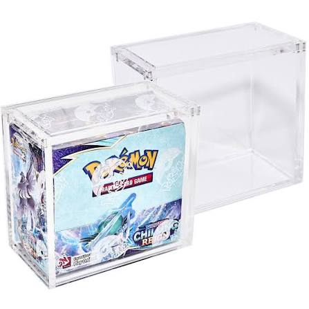 Modern Anti UV 99% for 5mm Thick Acrylic Case Display with Magnetic Closure for Booster Box Case
