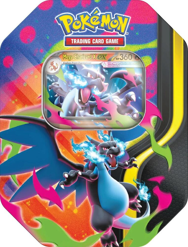 Pokémon TCG: Mega Charizard Tin (X or Y)