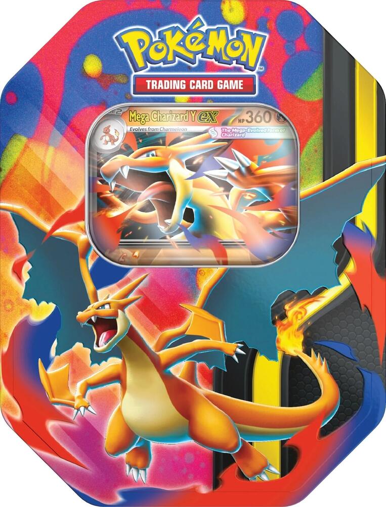 Pokémon TCG: Mega Charizard Tin (X or Y)