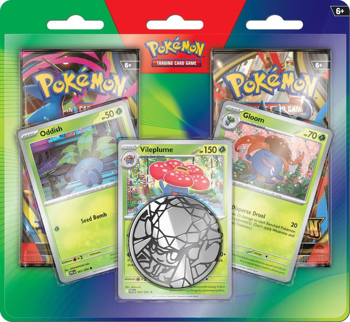 Pokémon TCG: Scarlet &amp; Violet—151 2-Pack Blister [Oddish, Gloom &amp; Vileplume]