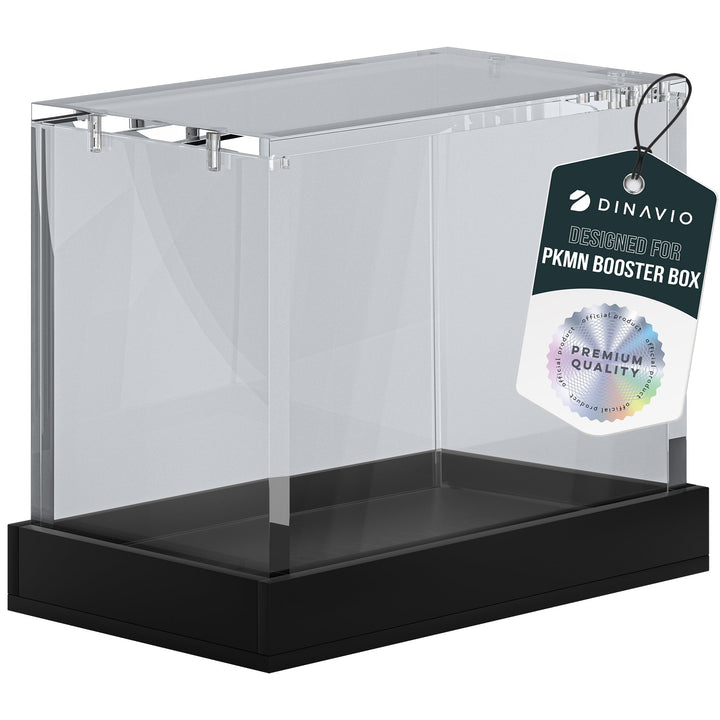 Dinavio Pokémon Booster Box Acrylic Case (Black Base)