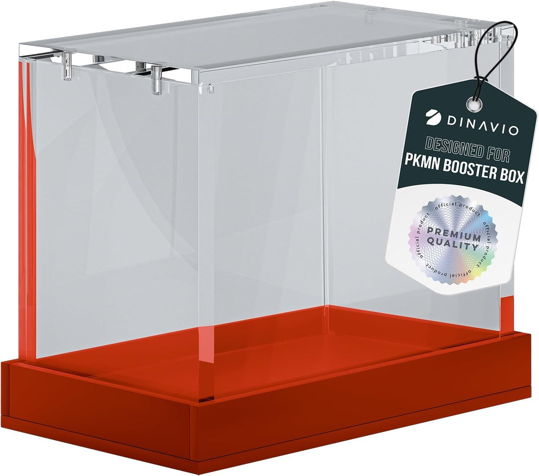 Dinavio Pokémon Booster Box Display Case (Red Base)