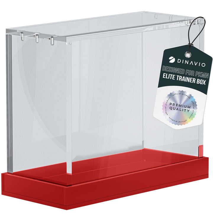 Dinavio Pokémon ETB Display Case (Red Base)